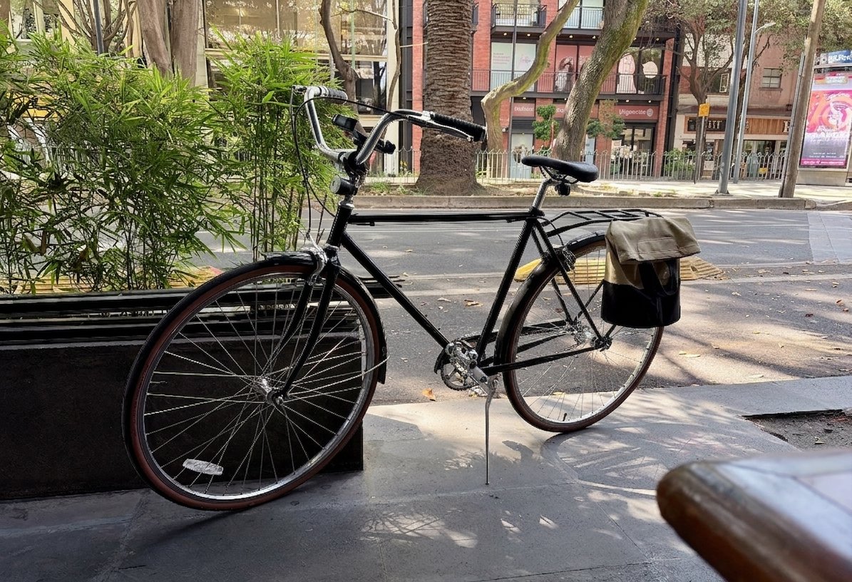 Zephyr, mi bici, on a Mexico City street